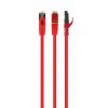 S/FTP CAT. 6A LOW SMOKE ZERO HALOGEN (LSZH) JACKETPATCH CORD, 5M, RED