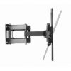 FULL-MOTION TV-WALL MOUNT FOR 32 -55”- GEMBIRD ”WM-55ST-04”, ALLOWS UP TO 60 DEGREES SWIVEL AND 20 DEGREES TILTING, MAX. 35 KG, DISTANCE TO WALL: 78 - 400 MM, MAX. VESA 400 X 400, BLACK