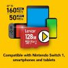 КАРТА ПАМЯТИ 128GB MICROSD CLASS10 A1 UHS-I U1 (V10) LEXAR PLAY