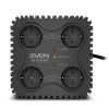 SVEN VR-F2000U, 530W, AUTOMATIC VOLTAGE REGULATOR, 4X SCHUKO OUTLETS,