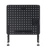 TRUST GXT 724 VESTO METAL PEGBOARD DESK ORGANISER, STEEL, 47X42CM, BLACK