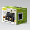 FRITEUZA CU AER CALD AIR FRYER MAESTRO MR-758, 2 X 4.5 L (2000 W)