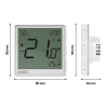 TERMOSTAT ENGO EONE-230W PRIN INTERNET ZIGBEE, 230V, WHITE