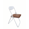 SCAUN JACK WHITE V-19 METAL/PIELE ARTIFICIALA  ALB