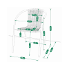 СТУЛ BISTRO OM-291850 ЧЕРНЫЙ