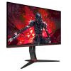 23.8" GAMING MONITOR AOC  C24G2U/BK / 1MS / CURVED / 165HZ / BLACK/RED