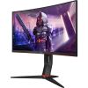 23.8" GAMING MONITOR AOC  C24G2U/BK / 1MS / CURVED / 165HZ / BLACK/RED