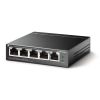 POE КОММУТАТОР TP-LINK TL-SG105LP / 5 PORT / GIGABIT / RJ45 / STEEL CASE