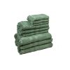 PROSOP DE BAIE OLIVE 70X140 CM, 500G/M2, SMOKE GREEN