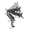 ARM FOR 2 MONITOR 10"-27"  ESPERANZA MACHE ERW020
