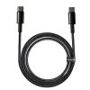 CABLE TYPE-C - TYPE-C 100W, 1M, PD, QC, 5A, NEGRU BASEUS, CATWJ-01