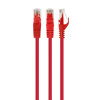 PATCH CORD CAT.6U  2M, RED, PP6U-2M/R, CABLEXPERT, STRANDED UNSHIELDED