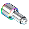 CAR CHARGER PROOVE FM LAUNCHER POWER DRIVE 30W (PD+QC3.0) TYPE-C+USB SILVER