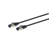 PATCH CORD CAT.8  5.0M, BLACK, PP8-LSZHCU-BK-5M, CABLEXPERT, LOW SMOKE ZERO...