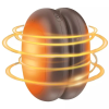 PORTABLE PROOVE HAND WARMER HEATBEAN, BROWN
