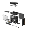 CASE ATX DEEPCOOL CL660, W/O PSU, 2X120MMARGB, USB-C, USB3.0, FRONT MESH,...