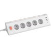 PRELUNGITOR POWER STRIP PROOVE PRISM (5AC + 2 TYPE-C + 2 USB) 1.6M, WHITE
