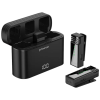 MICROPHONE WIRELESS PROOVE RECORD LIGHTNING (2 MIC),BLACK