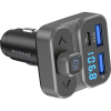 CAR CHARGER PROOVE FM LAUNCHER LUXOR SE 36W (PD+QC3.0) TYPE-C+USB GRAY