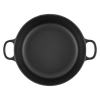 POT ROYAL VAN KAMPEN EN BEGEER, CAST IRON BLACK