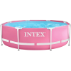 28290 INTEX PISCINĂ PINK METAL FRAME 244Х76СM, 2843L, CADRU METALIC