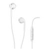 CELLULAR CLUB CONICAL EARPHONE WITH MIC.WHITE