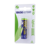 SIZE 18650, 3000MAH, FLAT POLES, BLISTER*1, ENERGENIE, LI-ION 3.7V, Ø18.4;...