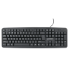 KEYBOARD GEMBIRD KB-U-103-UA, FULL SIZE, SILENT, 1.8M, USB, EN/UA, BLACK