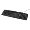 KEYBOARD GEMBIRD KB-U-103-UA, FULL SIZE, SILENT, 1.8M, USB, EN/UA, BLACK