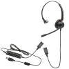 CALL CENTER HEADSET WIRED TELLUR VOICE 510N, QD, MONOAURAL, USB, BLACK, TLL411003