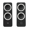SPEAKERS 2.0  LOGITECH Z200  5W (2 X 2.5W), 3.5MM INPUT X 2, HEADPHONE JACK, BLACK