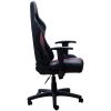 GAMING CHAIR SPACER  SPCH-TRINITY-RED  BLACK-RED, SYNTHETIC PU,120 KG MAX., ADJUSTABLE BACK ANGLE 90°- 135°, ARMRESTS AJUSTABLE, PILLOW-2