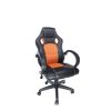 GAMING CHAIR SPACER  SPCH-CHAMP-RNG  BLACK-ORANGE, SYNTHETIC PU + TEXTIL, 120 KG MAX