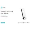 TP-LINK TL-WN727N 150MBPS WIRELESS N USB ADAPTER, MEDIATEK, 1T1R, 2.4GHZ, 802.11B/G/N