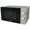 MICROWAVE OVEN GORENJE MO17E1S 17L, 700W, SILVER,  MECHANICAL CONTROL, ERGONOMIC HANDLE, 5 POWER LEVELS, EASY OPERATION