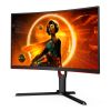 27.0" GAMING MONITOR AOC Q27G2S/EU / QHD / CURVED / 1MS / 165MHZ / BLACK