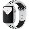 APPLE WATCH NIKE SERIES 5 44MM MX3V2 SILVER ALUMINIUM CASE WITH PURE PLATINUM BLACK NIKE SPORT BAND