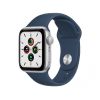 APPLE WATCH SE GPS 40MM SILVER ALUMINIUM CASE WITH ABYSS BLUE SPORT BAND (MKNY3)