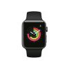 APPLE WATCH SERIES 3 38MM MTF02 SPACE GREY ALUMINUM CASE WITH BLACK SPORT BAND