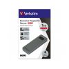 M.2 EXTERNAL SSD 1.0TB  VERBATIM USB-C EXECUTIVE FINGERPRINT SECURE, SEQUENTIAL READ/WRITE: UP TO 324/358 MB/S, WINDOWS(R), MAC, USB-C ADAPTER INCLUDED, LIGHT, PORTABLE, DURABLE, ULTRA-COMPACT ALUMINUM HOUSING