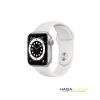 APPLE WATCH SERIES 6 40MM M06M3 GPS + LTE SILVER ALUMINUM CASE WITH WHITE SPORT BAND