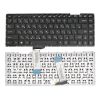 KEYBOARD ASUS X453, A453 SERIES W/O FRAME "ENTER"-SMALL ENG/RU BLACK