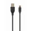 КАБЕЛЬ ДЛЯ ЗАРЯДКИ И СИНХРОНИЗАЦИИ CABLEXPERT CC-USB2-AMMDM-6, USB TYPE-A/MICRO-USB, 1,8М, ЧЁРНЫЙ