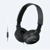 CASTI SONY MDR-ZX110AP, NEGRU