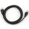 УДЛИНИТЕЛЬ CABLEXPERT CCP-USB2-AMAF-6, USB TYPE-A (M)/USB TYPE-A (F), 1,8М, ЧЁРНЫЙ