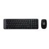 SET TASTATURA + MOUSE LOGITECH MK220, FARA FIR, NEGRU