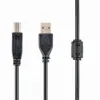 КОММУНИКАЦИОННЫЙ КАБЕЛЬ CABLEXPERT CCF-USB2-AMBM-10, USB TYPE-A/USB TYPE-B, 3М, ЧЁРНЫЙ