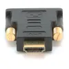 ВИДЕОАДАПТЕР CABLEXPERT A-HDMI-DVI-1, HDMI (M) - DVI-I (M), ЧЁРНЫЙ