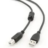 CABLU DE COMUNICATIE CABLEXPERT CCF-USB2-AMBM-15, USB TYPE-A/USB TYPE-B, 4,5M, NEGRU