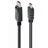 ВИДЕО КАБЕЛЬ CABLEXPERT CC-DP-HDMI-10M, DISPLAYPORT (M) - HDMI (M), 10М, ЧЁРНЫЙ
